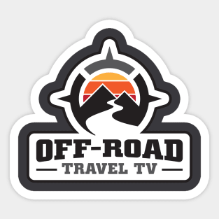 Off-Road Travel TV Small Sticker